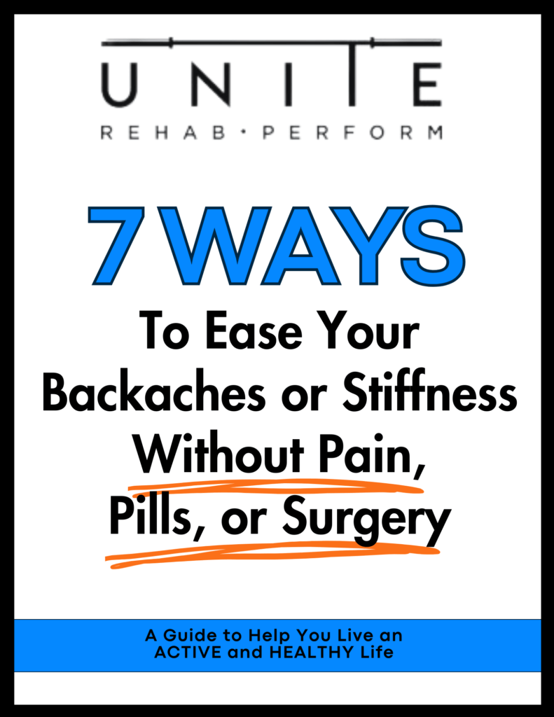 7 Ways to Ease your Back Aches & Stiffness